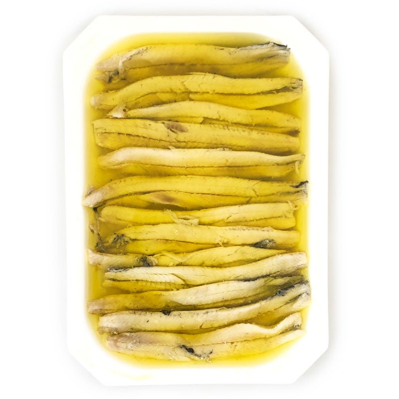 White Anchovies in Extra Virgin Olive Oil and Vinegar (Boquerones)