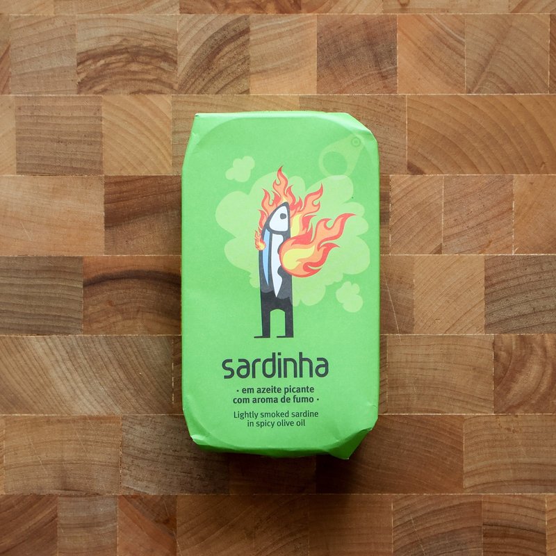 Lightly Smoked Sardines in Spicy Olive Oil
