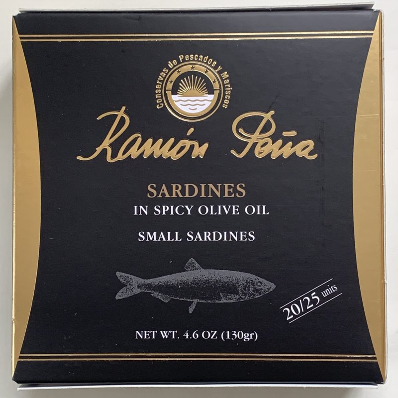 Sardines in Spicy Olive Oil 20/25, Gold Line
