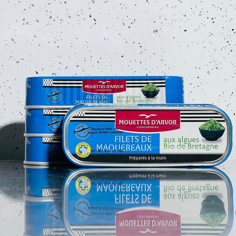 Mackerel Fillets with Organic Brittany Seaweed