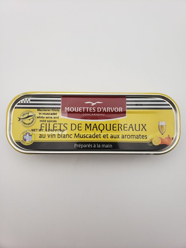 Mackerel in Muscadet Wine and Herbs