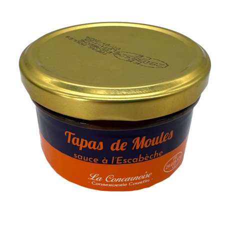 Tapas de moules à la sauce escabèche Bio 150g