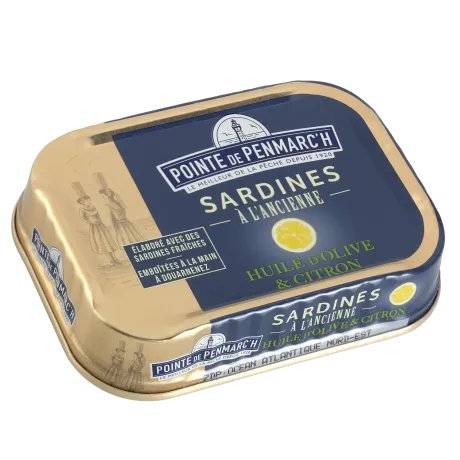Sardines à l'ancienne à l'huile d'olive et au citron