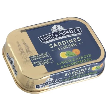 Sardines à l'ancienne à l'huile d'olive et aux aromates