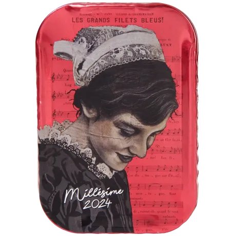 Sardines à l'ancienne à l'huile d'olive millésimées 2024 Flore Betty la bretonne - la boîte de 115 g