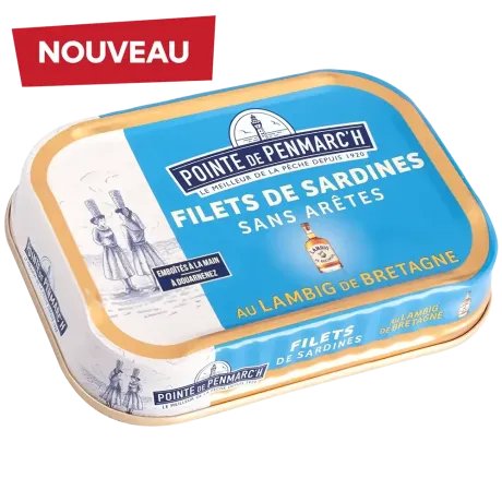 Filets de sardines au lambig