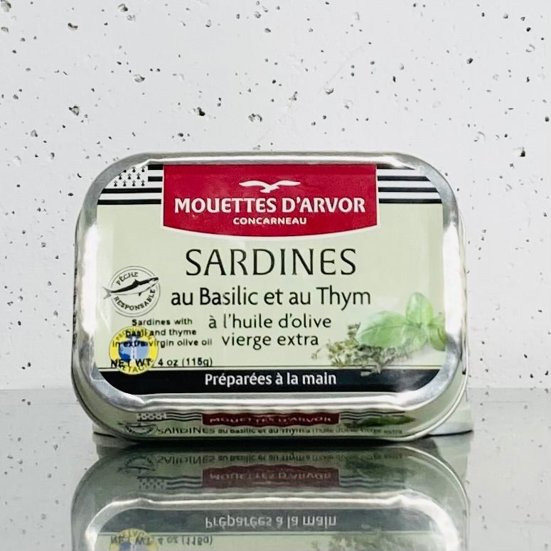 Sardines w/ Basil & Thyme