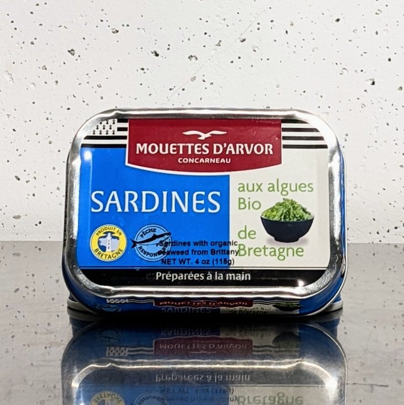 Sardines w/ Organic Seaweed from Brittany