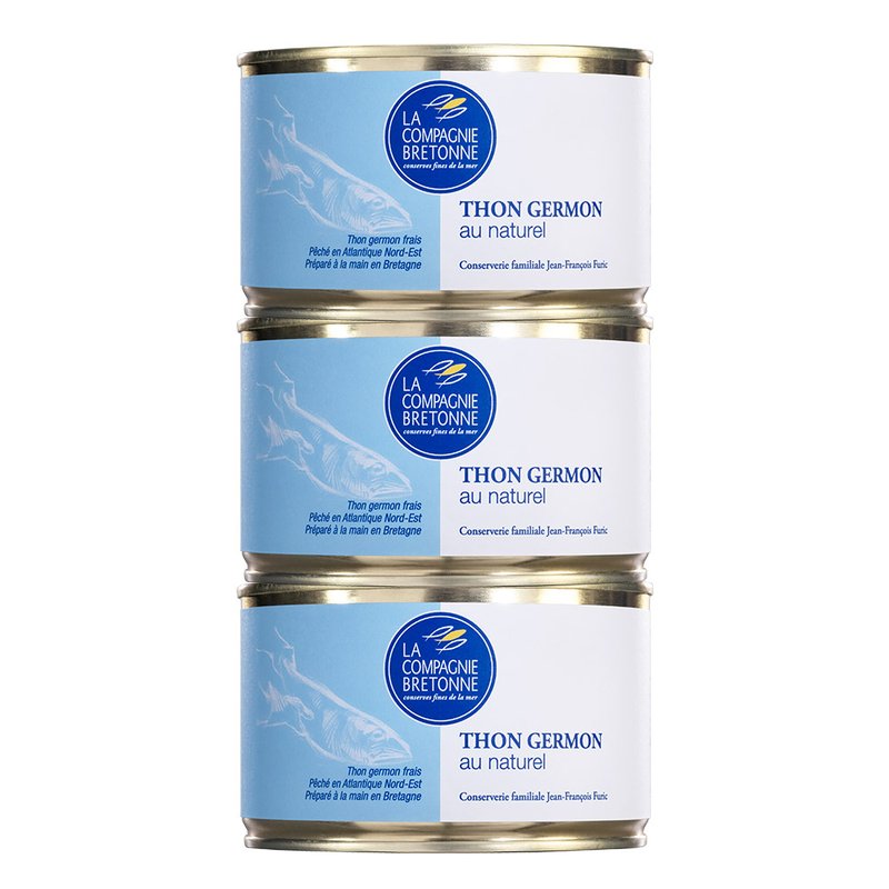 Thon blanc Germon au naturel 400g (lot de 3)