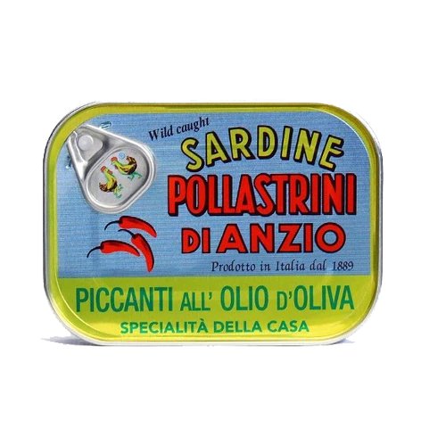 Sardine Piccanti (Spicy in Olive Oil)
