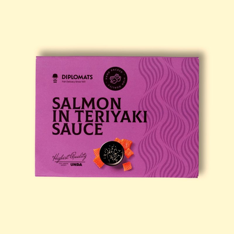 Salmon in teriyaki sauce