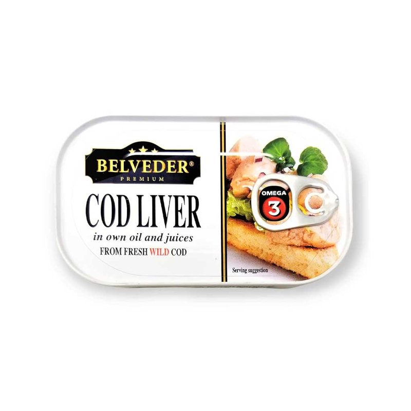 Wild Cod Liver, 4.2 oz (120 g)