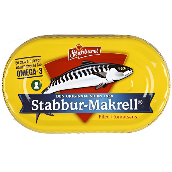 Makrell i Tomat - Mackerel in Tomato Sauce 170g