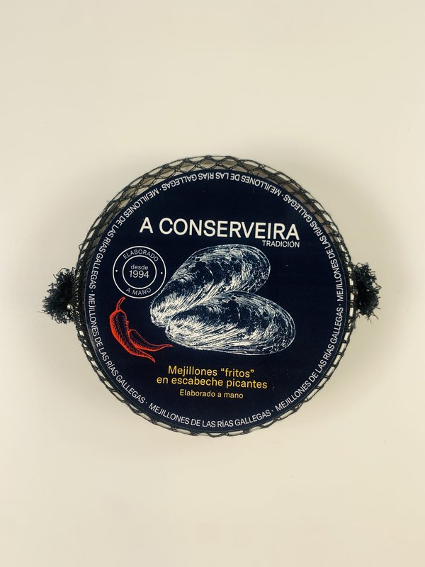 A Conserveira Spicy Mussels in Escabeche