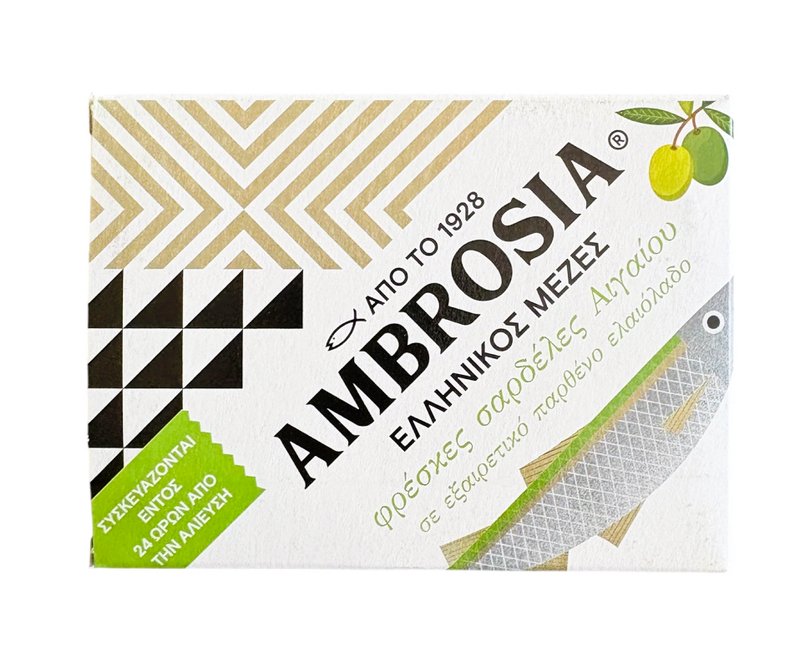 AMBROSIA SARDINES IN EXTRA VIRGIN OLIVE OIL 95g
