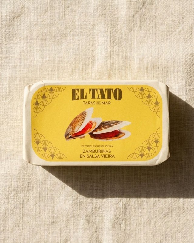 Pétoncles "zamburiña" sauce Vieira El Tato | tapas de la mer espagnoles