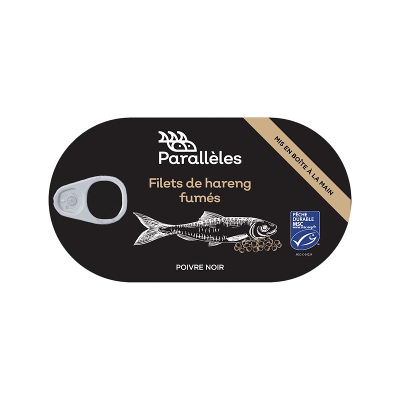 Filets de hareng fumés en boîte