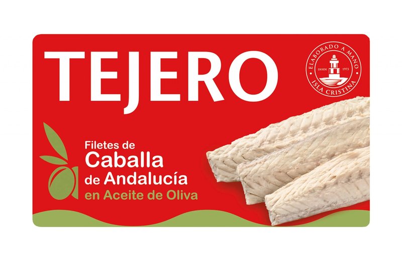 Filetes de Caballa Tejero en Aceite Oliva 120gr.