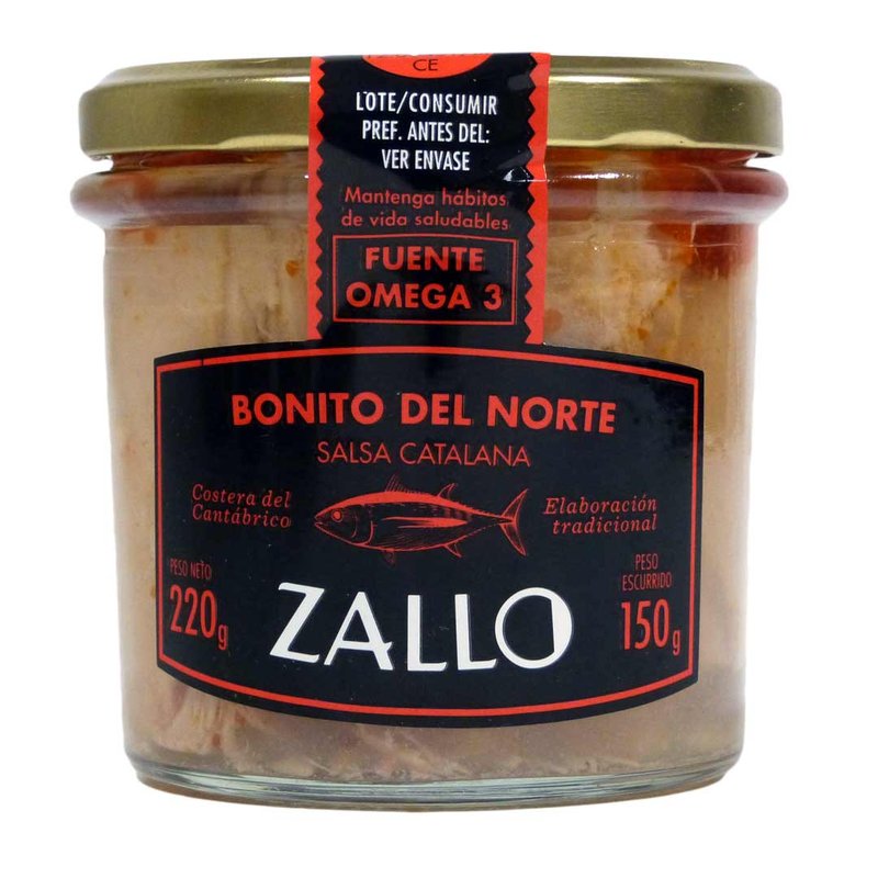 Lomos de Bonito del Norte en Salsa Catalana T-220C 220gr.