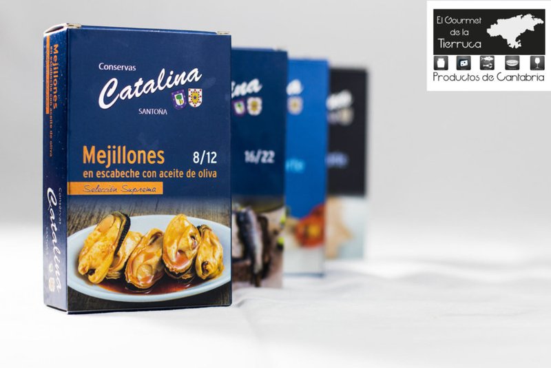 Mejillones en escabeche con aceite de oliva Catalina