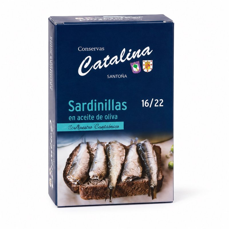 Sardinillas Catalina 16-22 en Aceite de Oliva 111 g