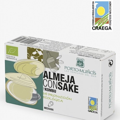 Almeja ( clams ) with Sake and wakame – PORTO MUINOS