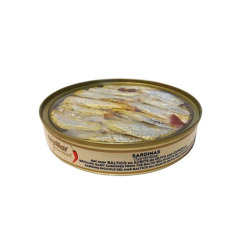 Sardinillas en Aceite de Oliva con Guindilla Baymar