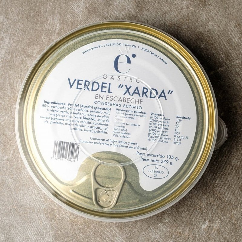 Verdel “Xarda” en Escabeche Conservas Eutimio