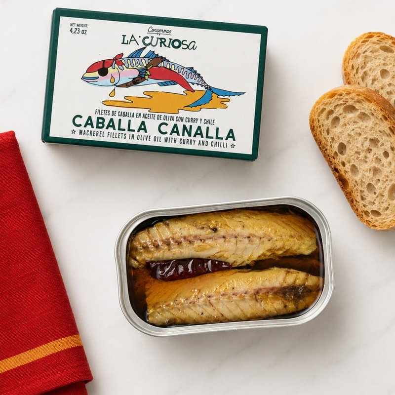 Mackerel Fillets With Curry & Chili