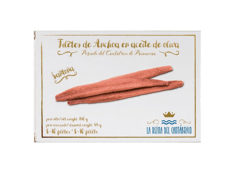 Lata de anchoas La Reina del Cantábrico 48 gramos