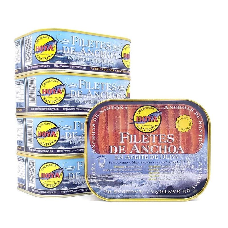 Anchoas Hoya promoción 5 latas 360 grs XXL