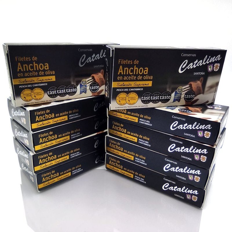 Pack ahorro 20 octavillos de anchoas Catalina