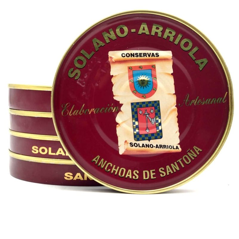 Oferta 5 latas de Anchoas solano Arriola 28-30 filetes grandes