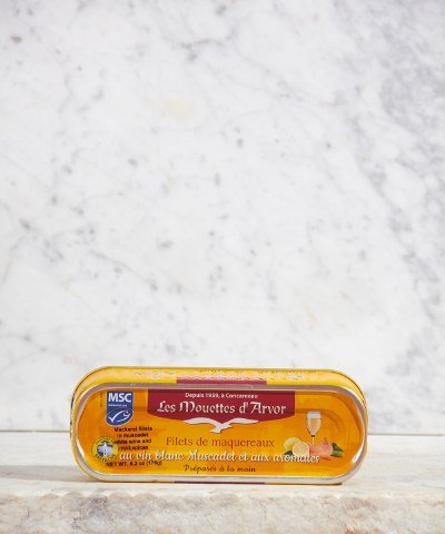 Mackerel Fillets in Muscadet White Wine with Spices, 176g