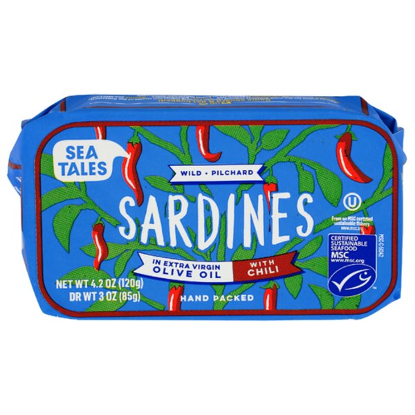 Sardines In Extra Virgin Olive Oil With Chili