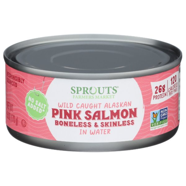 Wild Caught No Salt Added Alaskan Pink Salmon