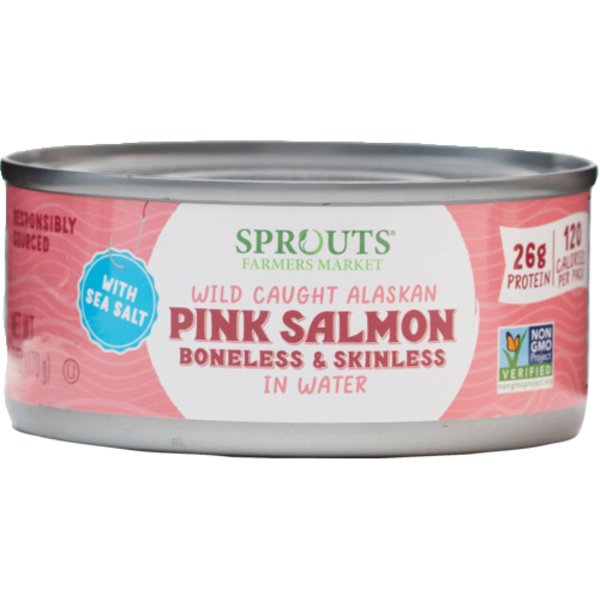 Wild Caught Sea Salt Alaskan Pink Salmon