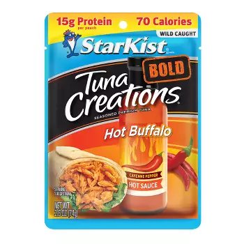 Tuna Creations Bold Hot Buffalo Style Pouch - 2.6oz