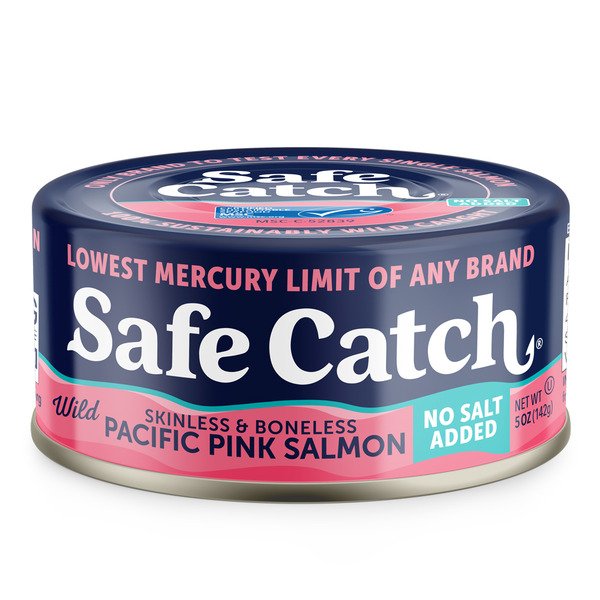 Wild Pacific Pink Salmon, Boneless & Skinless, No Salt Added