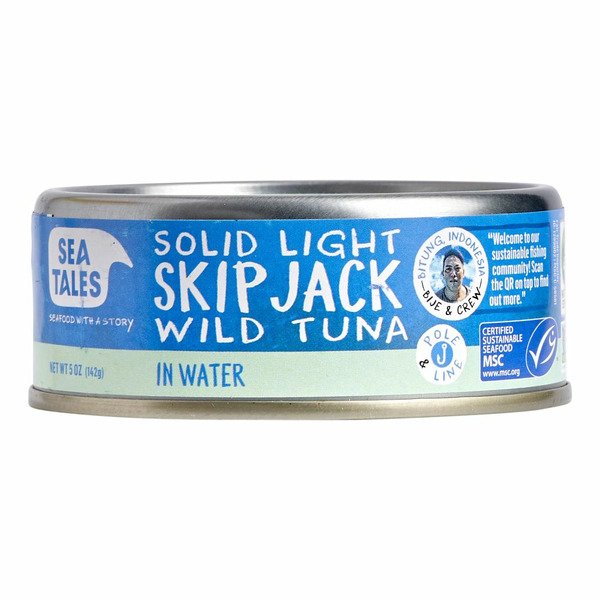 Wild Skipjack tuna, MSC, in water