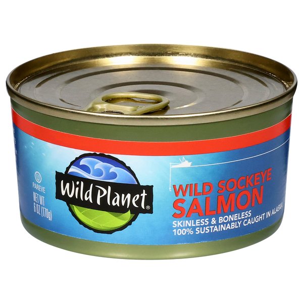 Wild Alaska Sockeye Salmon, Boneless & Skinless