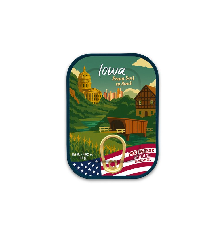 Iowa Tinned Sardines in Olive Oil
