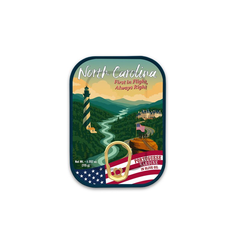 North Carolina Tinned Sardines in Olive Oil