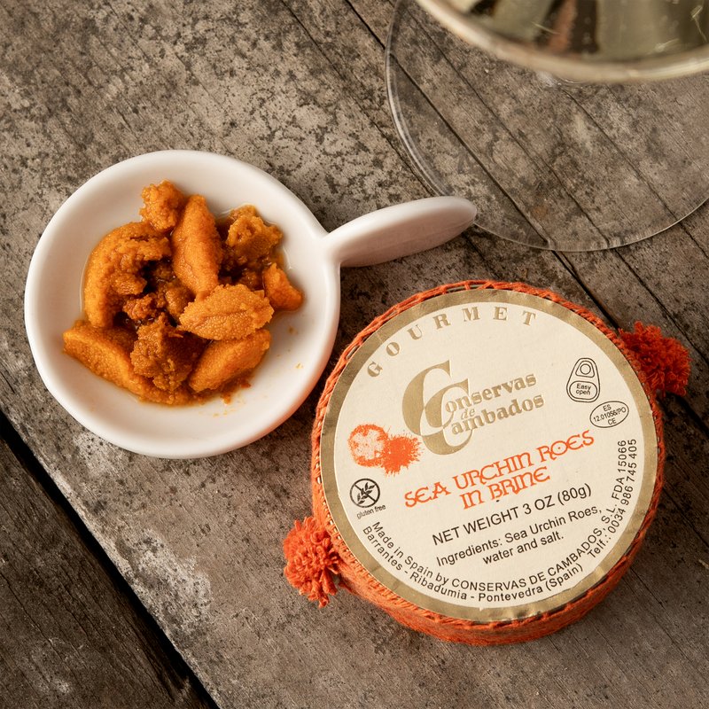 Huevas de Erizo del Mar - Sea Urchin Roe from Galicia