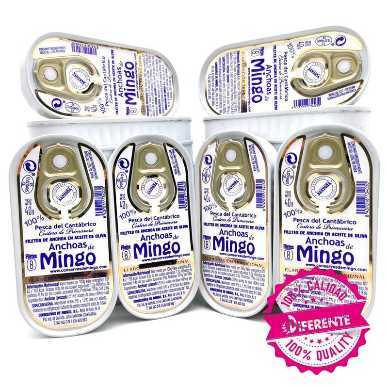 OPORTUNIDAD 20 latas de anchoas Mingo