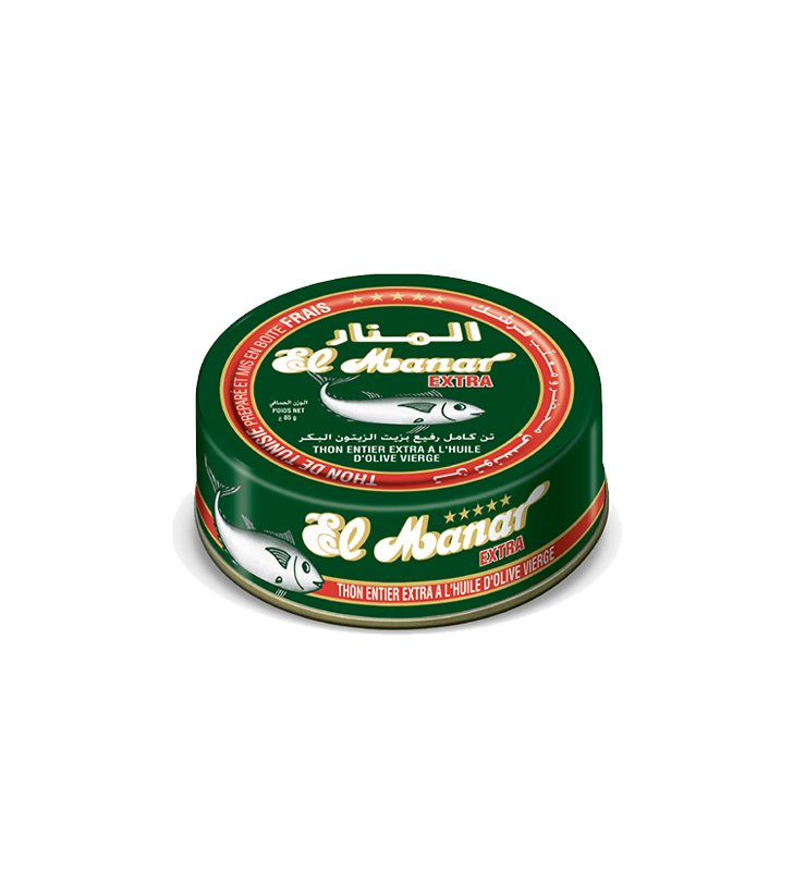THON ENITER EXTRA A L’HUILE D’OLIVE MANAR 162G