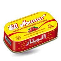 SARDINES HARISSA 125G MANAR