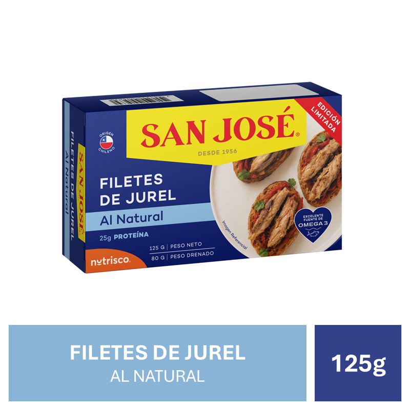 Filete de Jurel al Natural 125g