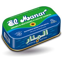 BOITE SARDINE EL MANAR 360G Huile végetale
