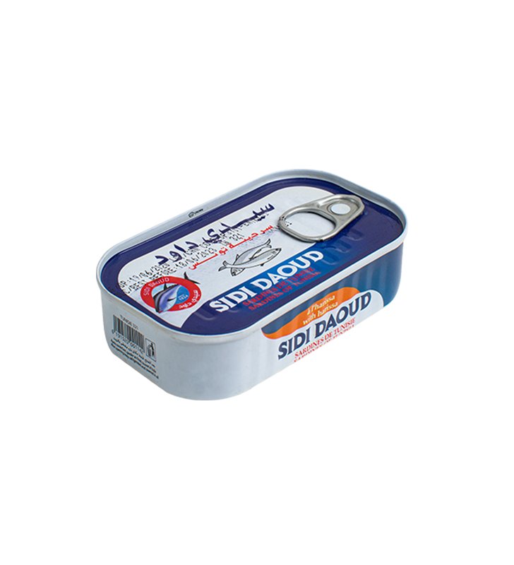 SARDINES À L’HARISSA SIDI DAOUD 120GR